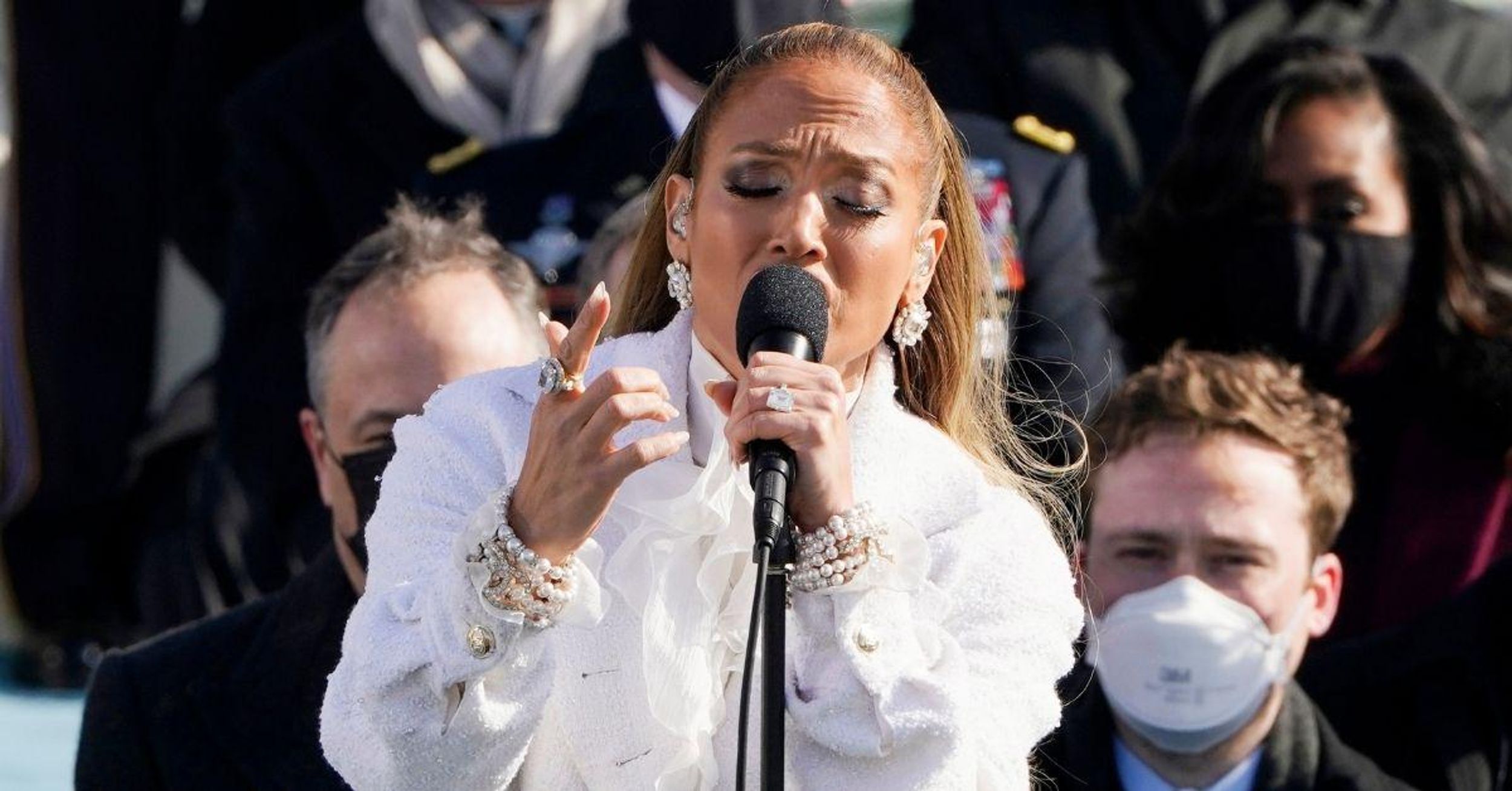 J.Lo Becomes Instant Legend After She Somehow Worked 'Let's Get Loud' Into Her Inauguration Performance
