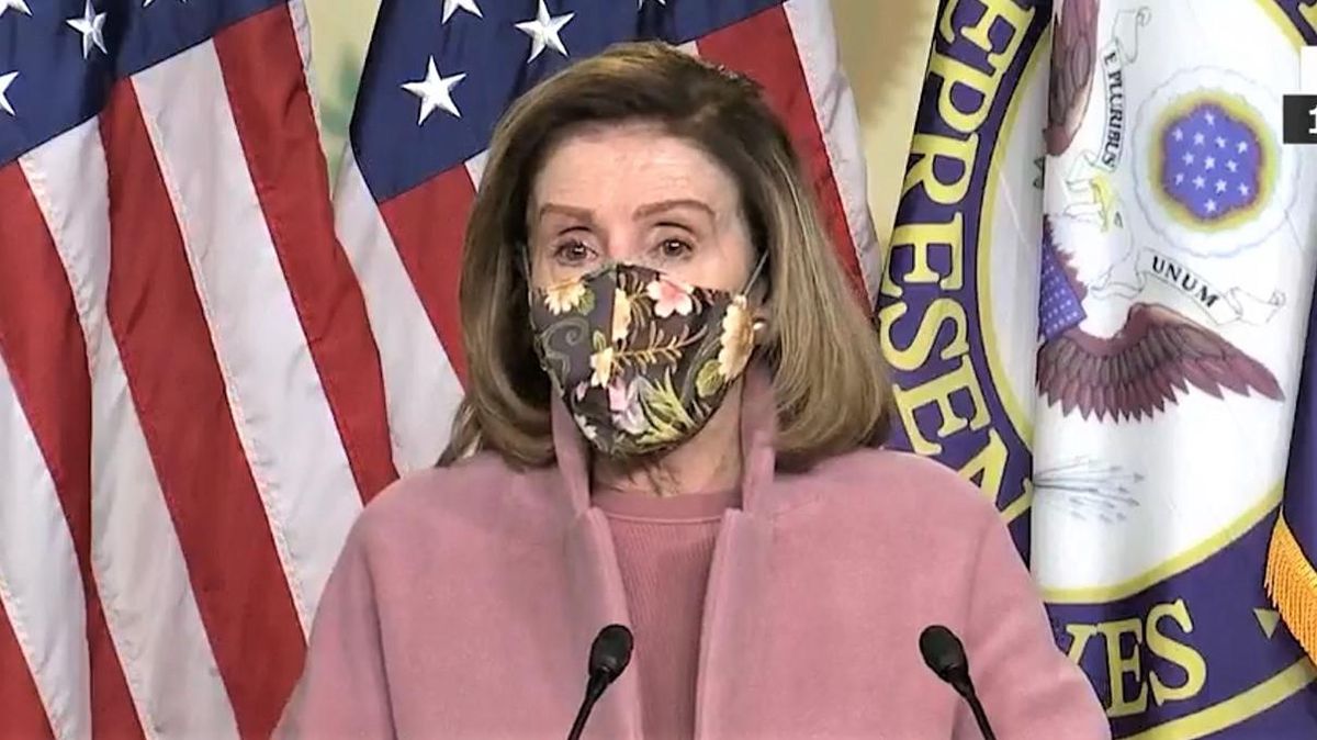 WATCH: Pelosi smacks down reporter who asks if impeaching Trump undermines Biden's 'unity' message