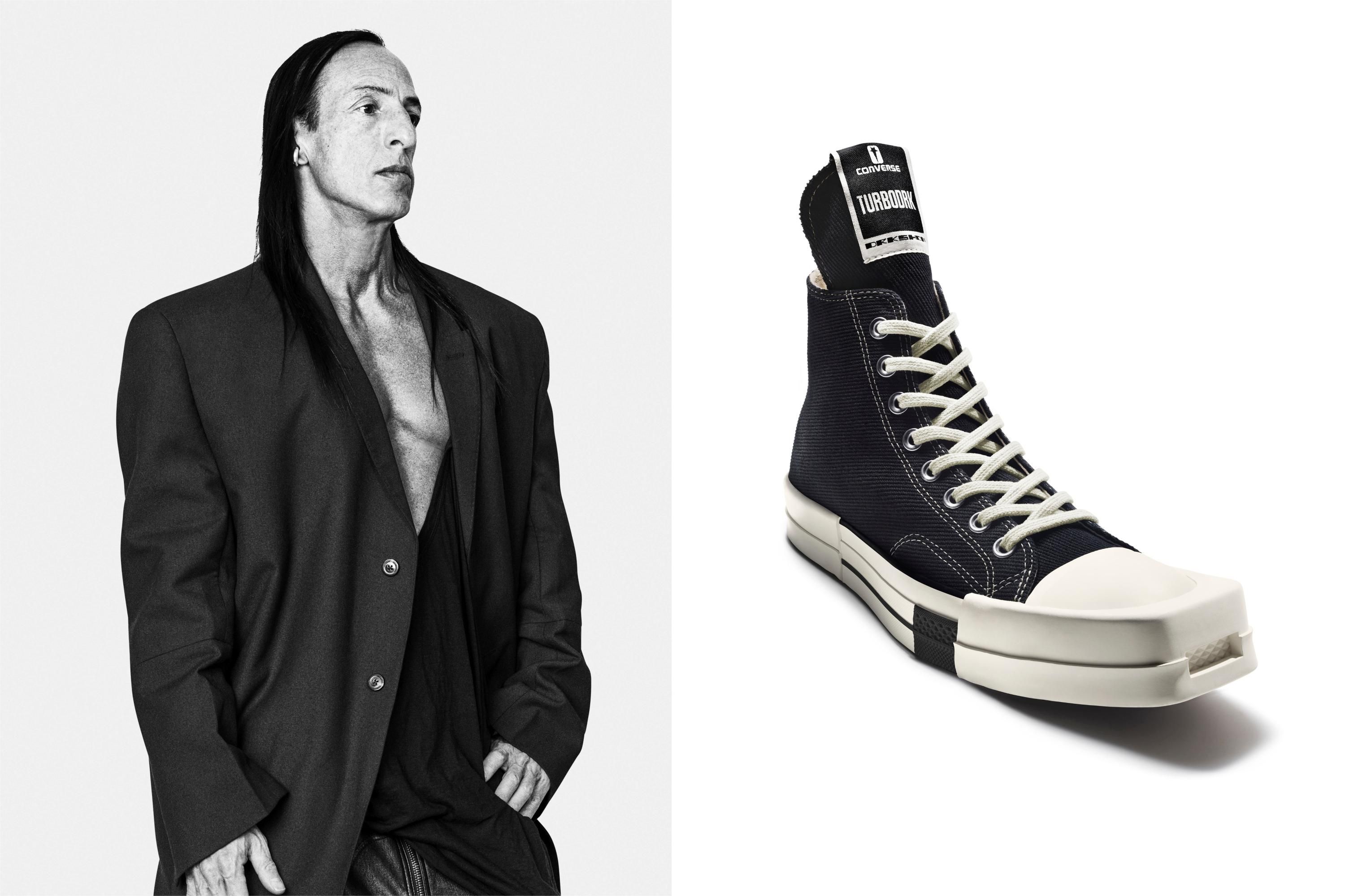 Rick Owens and Converse Team Up on DRKSHDW Collaboration