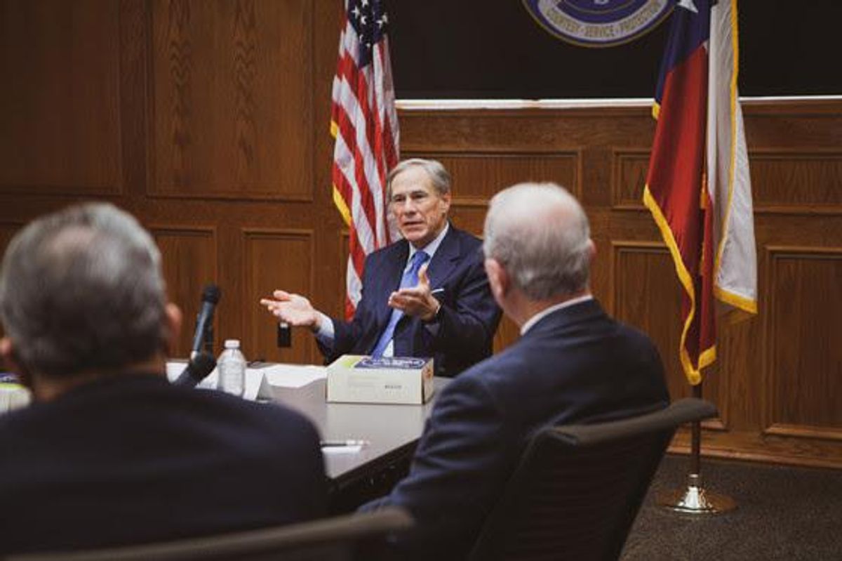 Abbott attacks Austin's police budget cuts, camping policy—again