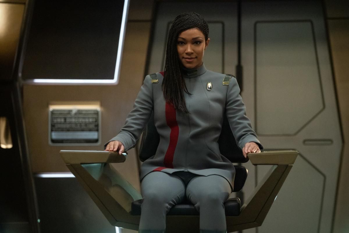 \u200bSonequa Martin-Green as Commander Burnham