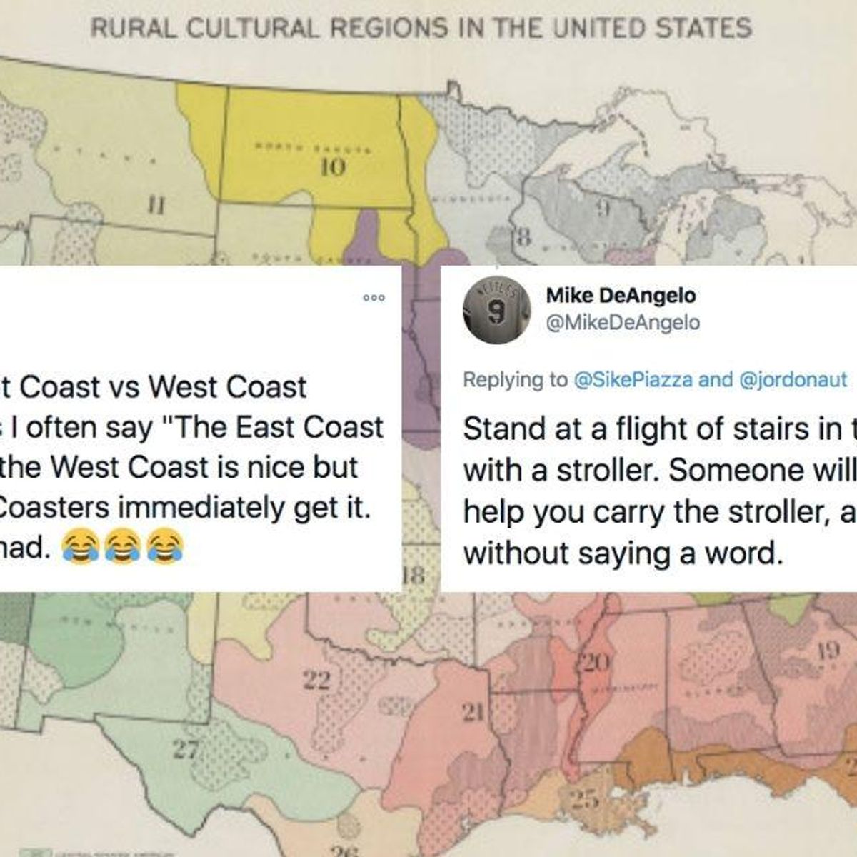 A viral post argues East Coast people are better than West Coast - Upworthy, image size:1200x1200