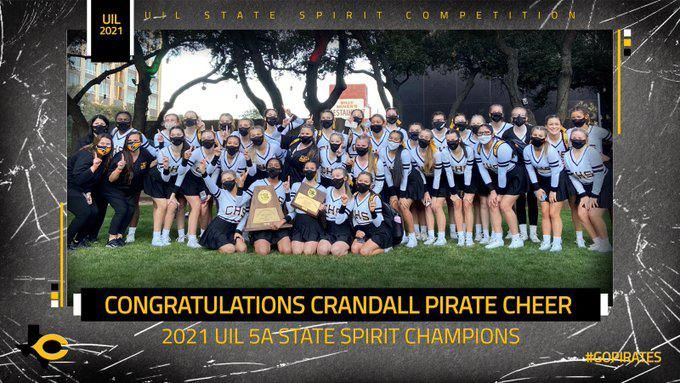 Crandall Cheer wins third state title in four years