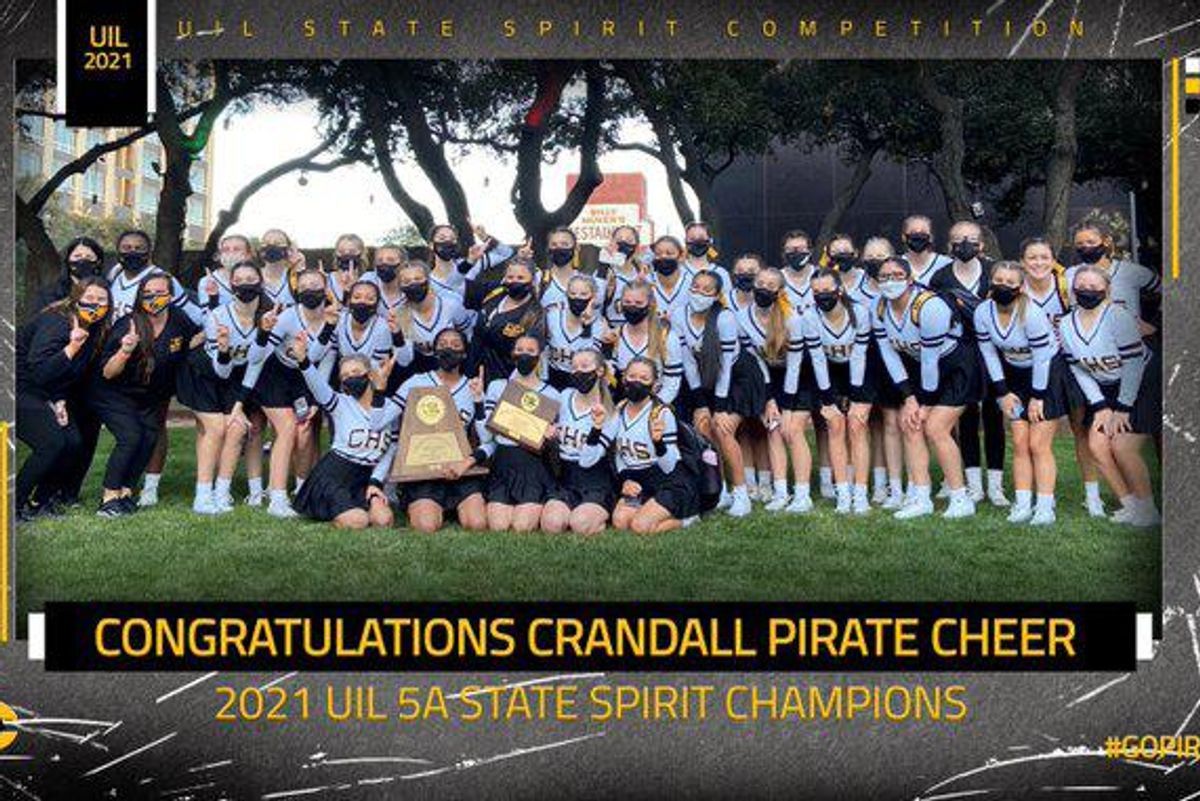 Crandall Cheer wins third state title in four years