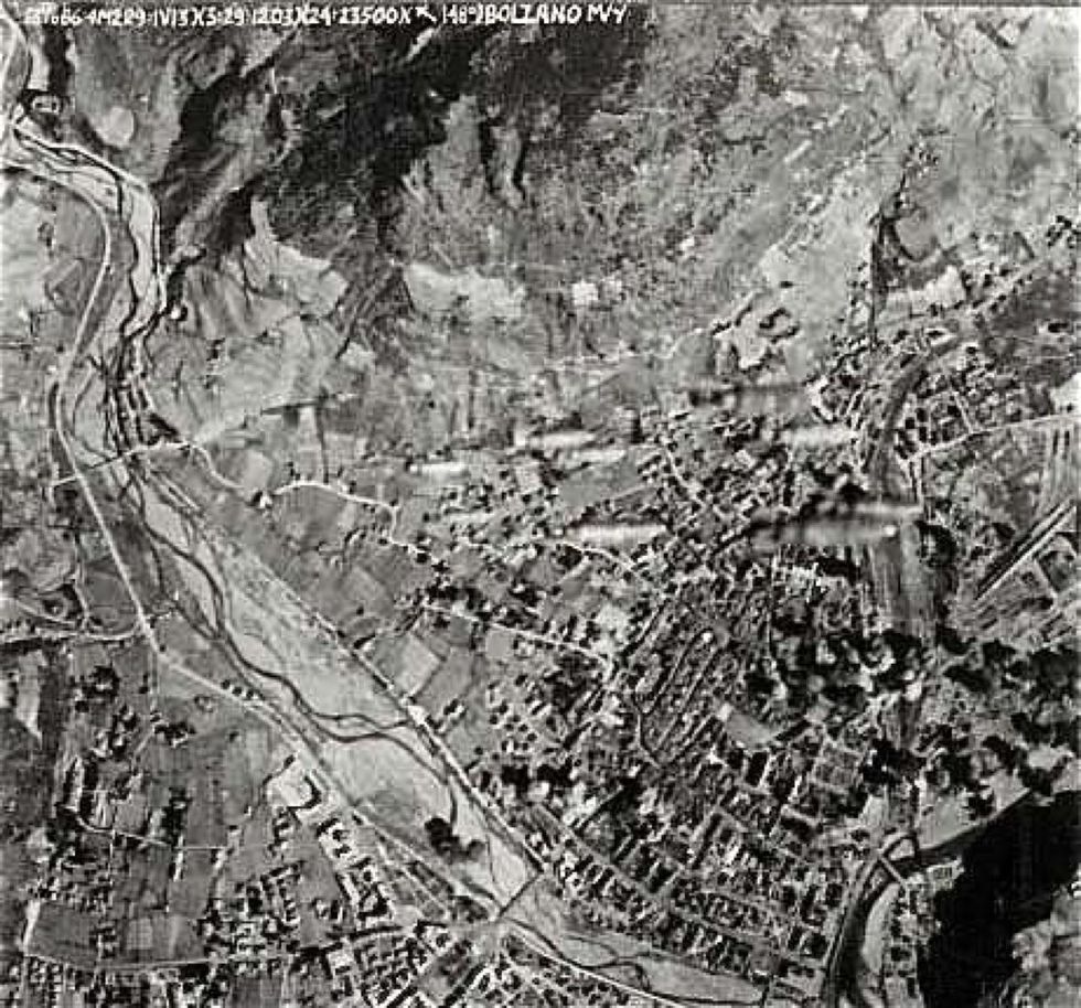 bolzano guerra bombardamenti mappa
