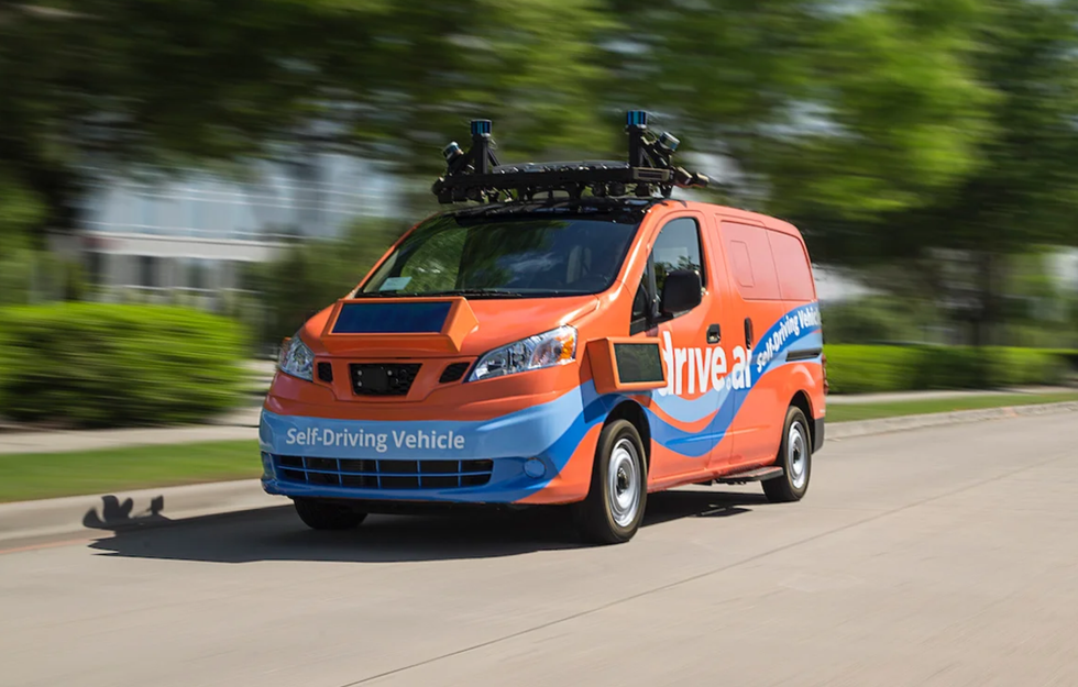 Drive.ai autonomous test vehicle