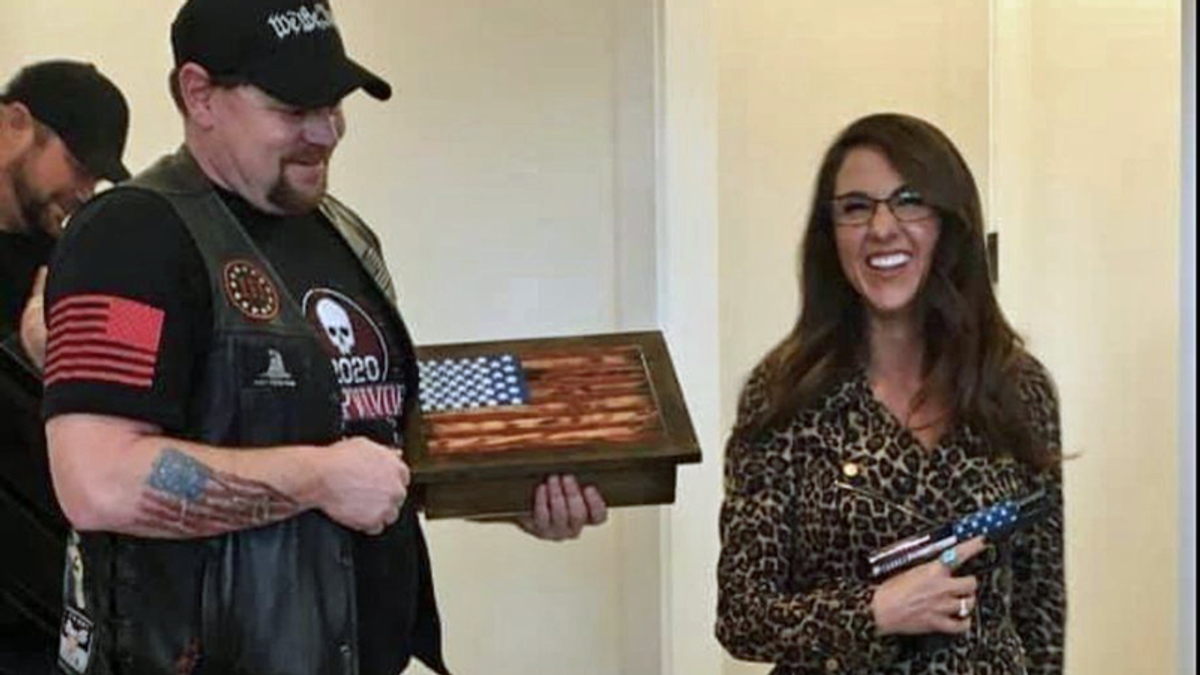 GOP's Lauren Boebert in ethics flap for accepting gun from Three Percenters militia