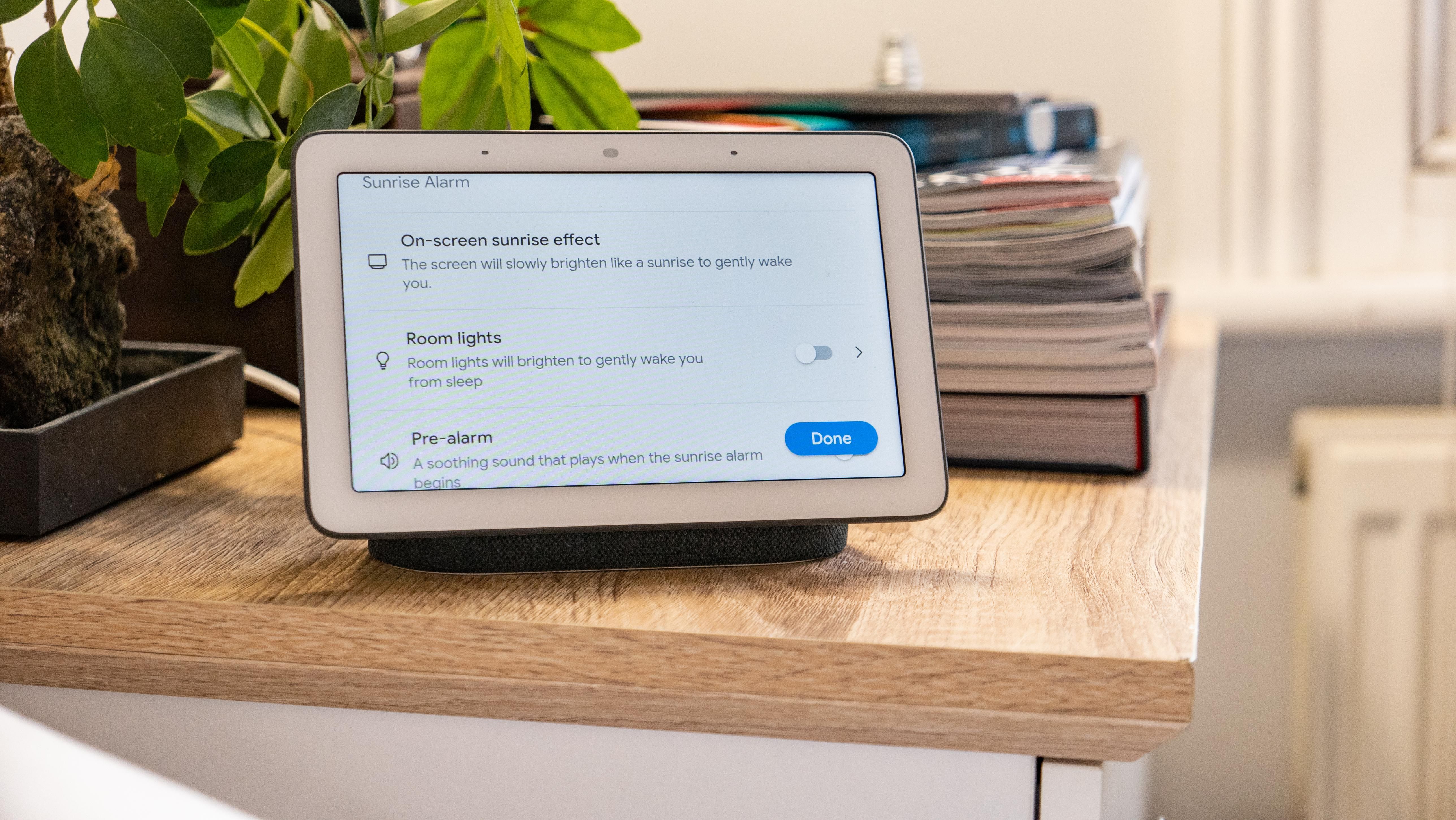 Google home hub as an sales alarm clock