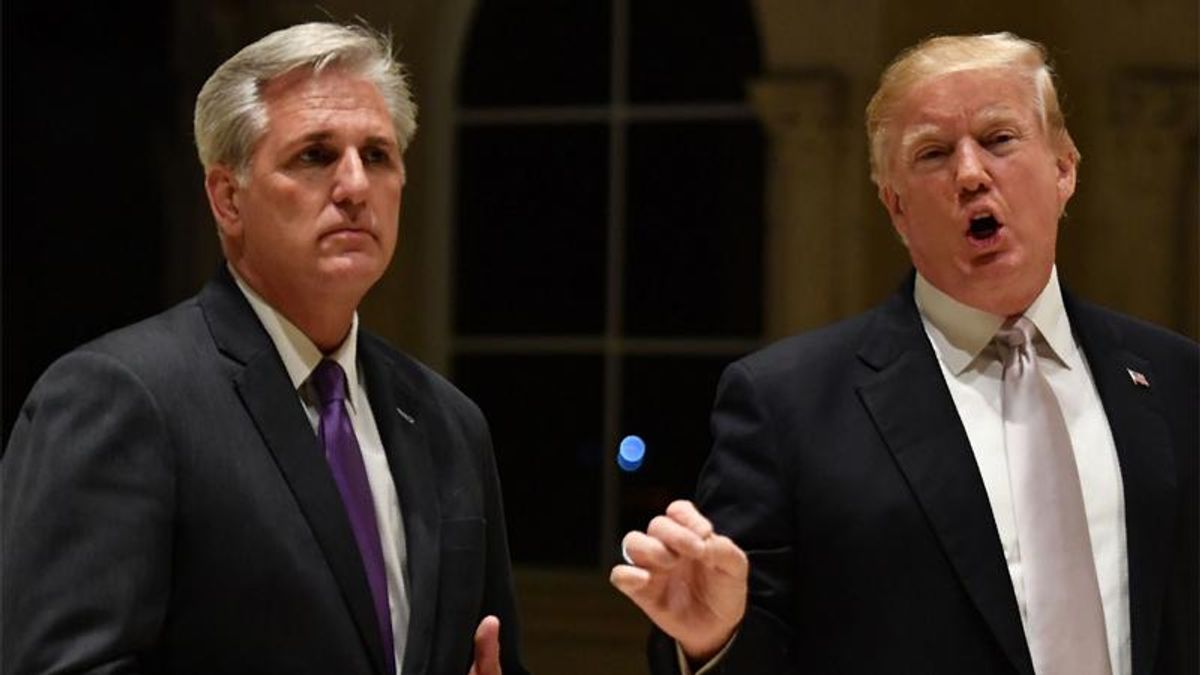 'Vintage Kevin McCarthy': House Republicans rip GOP leader for still sucking up to Trump