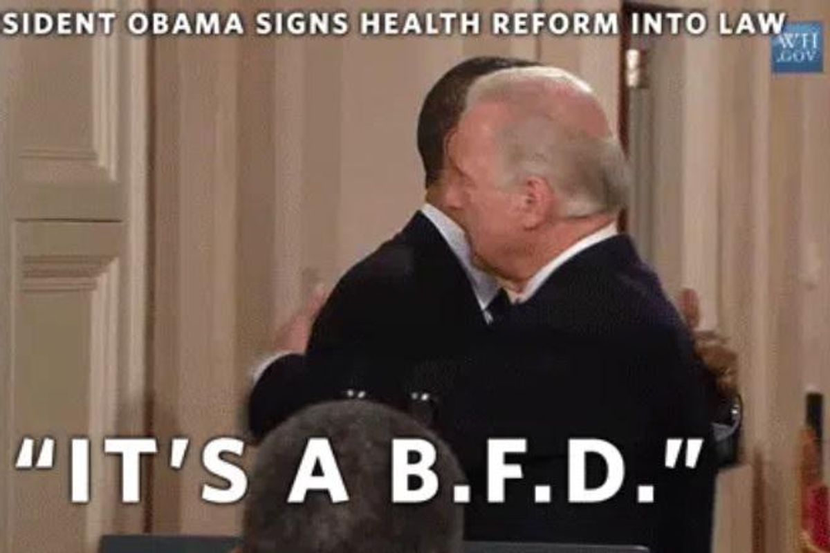 Look! Shiny Normal Thing! Joe Biden Gonna Reopen Obamacare Signups, Because Emergency
