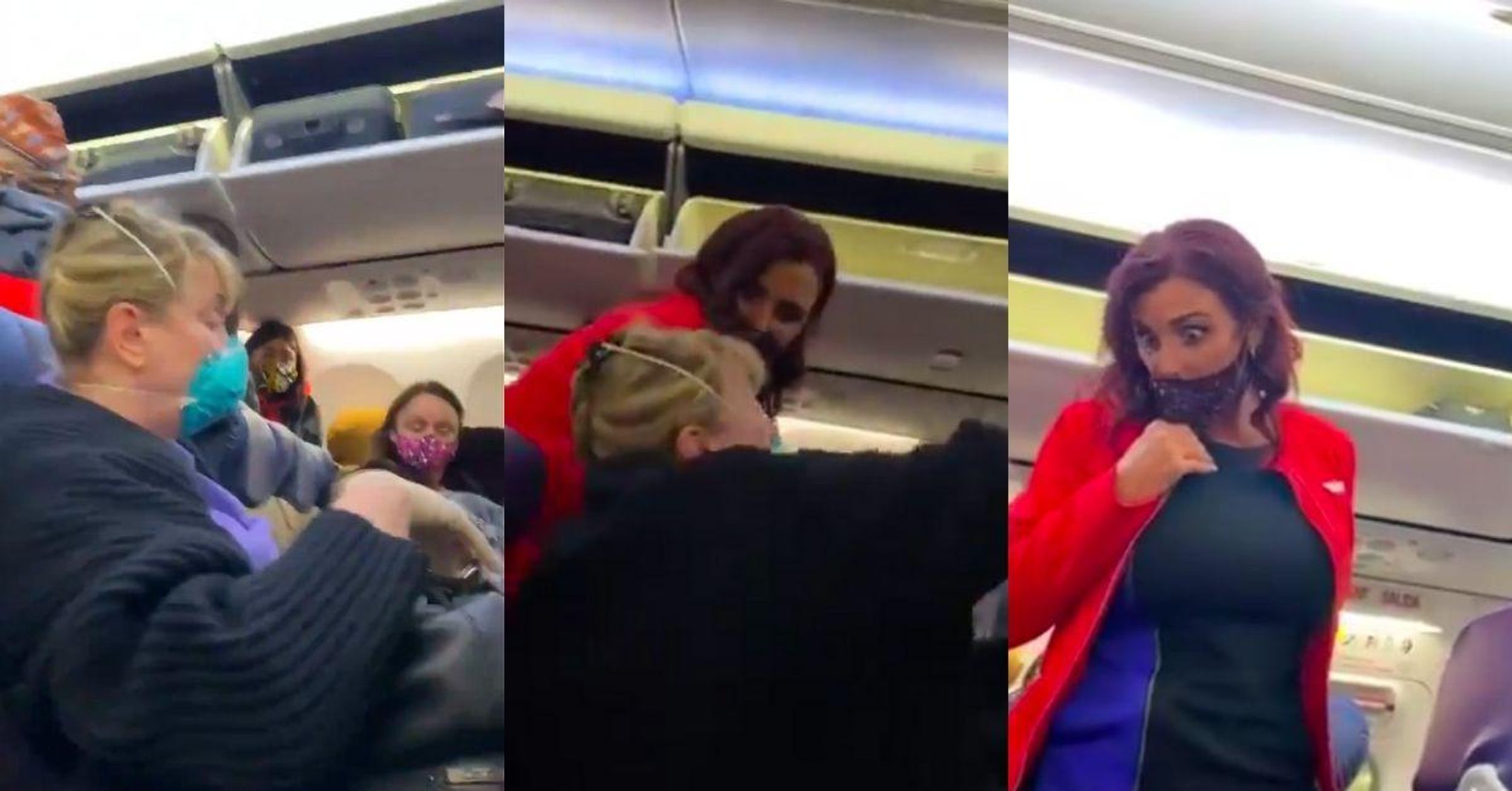 Woman Screams And Pretends Black Woman Attacked Her On Plane—But Flight Attendant Is Having None Of It