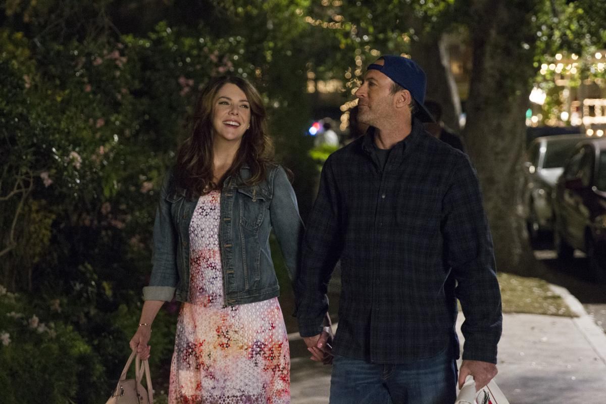 Lauren Graham and Scott Patterson in Gilmore Girls