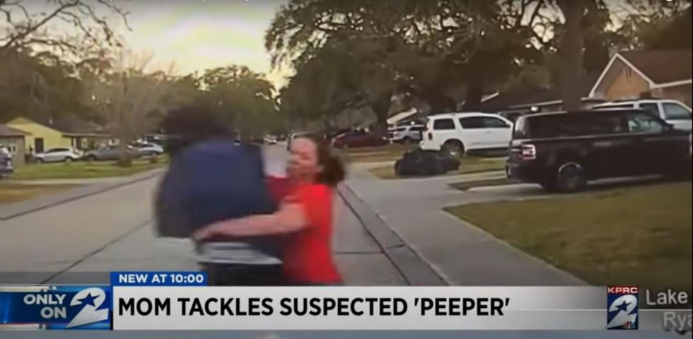 Texas Mother Goes Viral For Video Showing Her Leveling Suspected Peeping Tom With Brutal Form