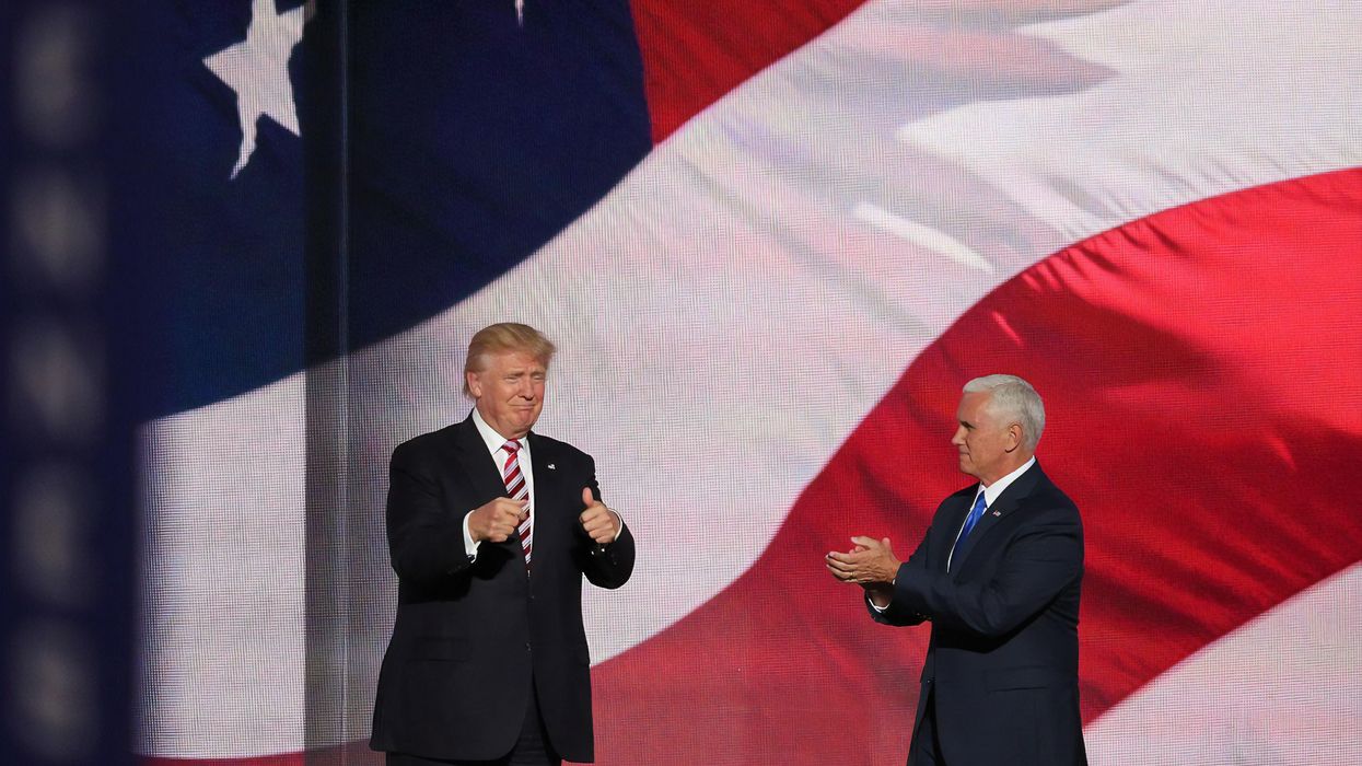 Donald Trump and Mike Pence
