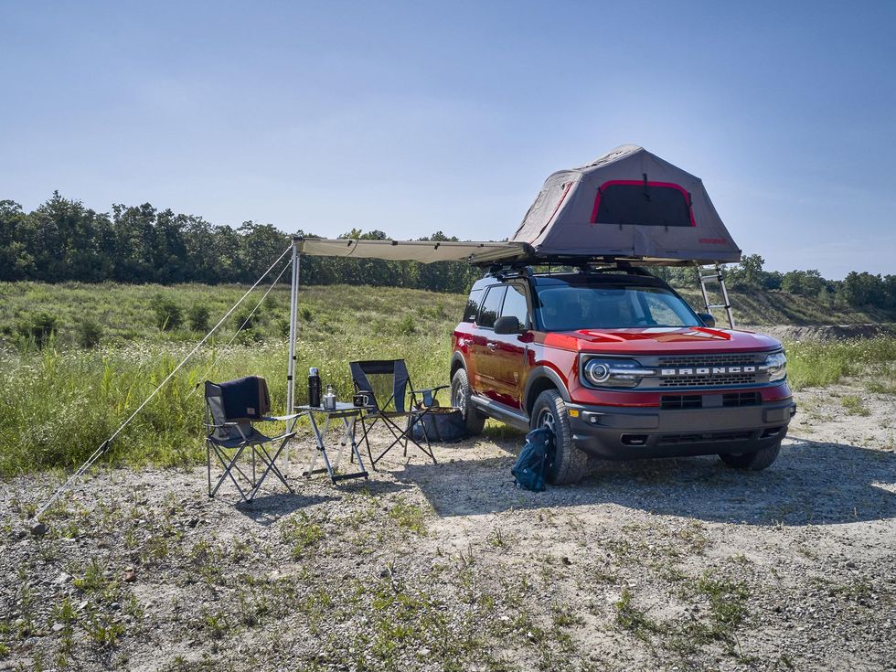 2021 Ford Bronco Sport rooftop tent