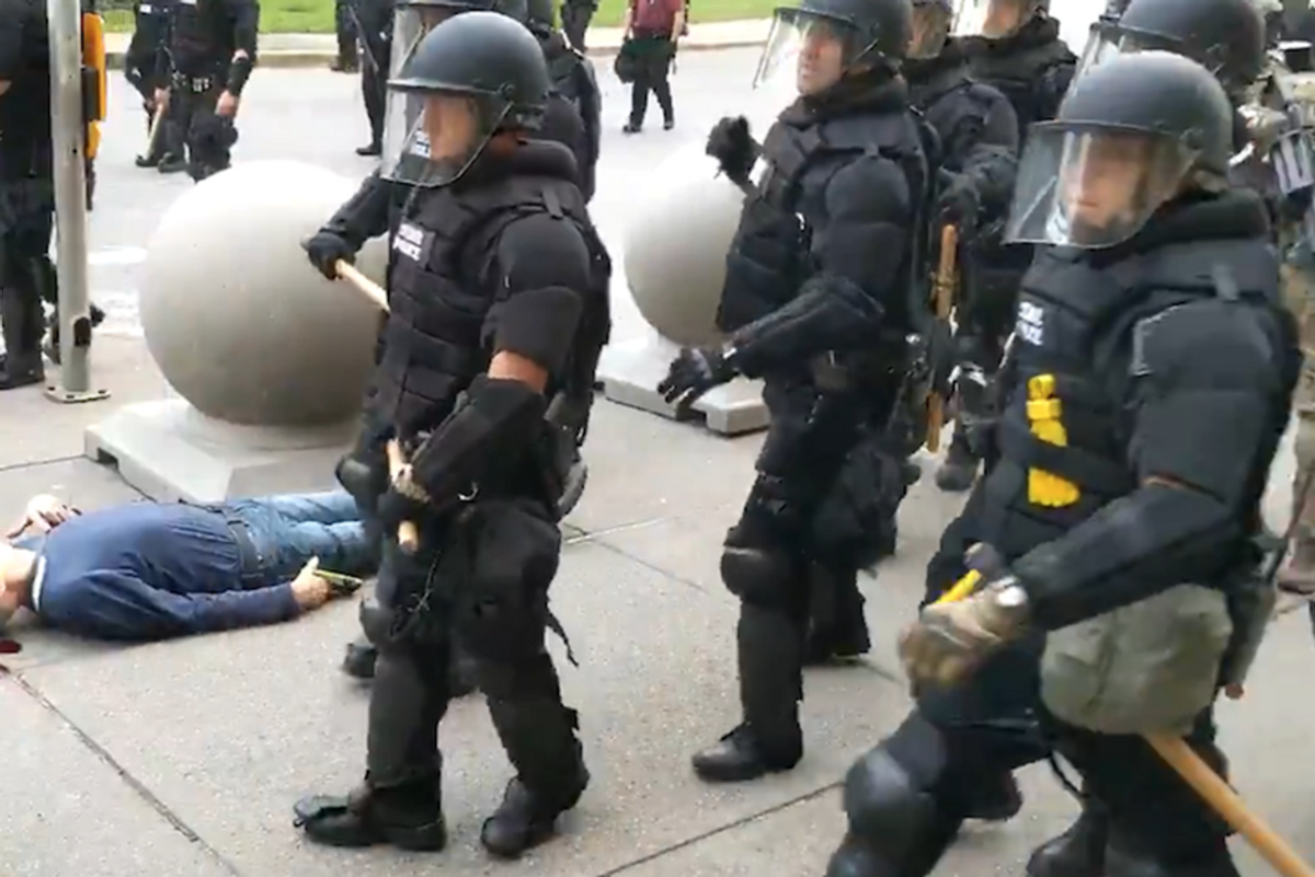 Charges dropped for Buffalo cops who fractured 75-year-old peaceful protester's skull