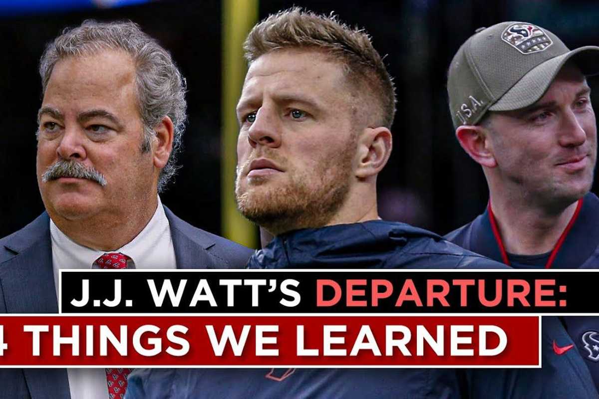 4 things we learned from the Texans latest high profile departure
