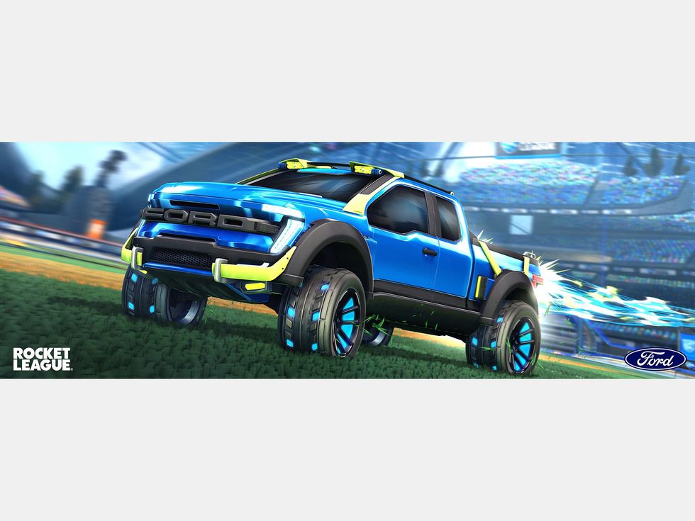 photo Ford F150 Rocket League Car ford f 150 rocket league edition