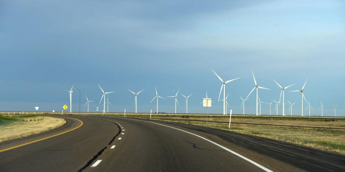 Historic winter storm freezes Texas wind turbines ...