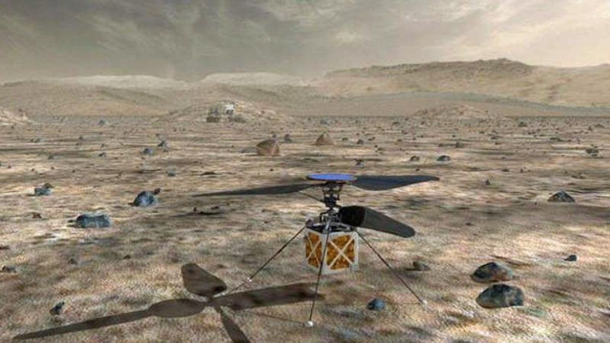 NASA hopes to fly a helicopter on Mars -- for the very first time