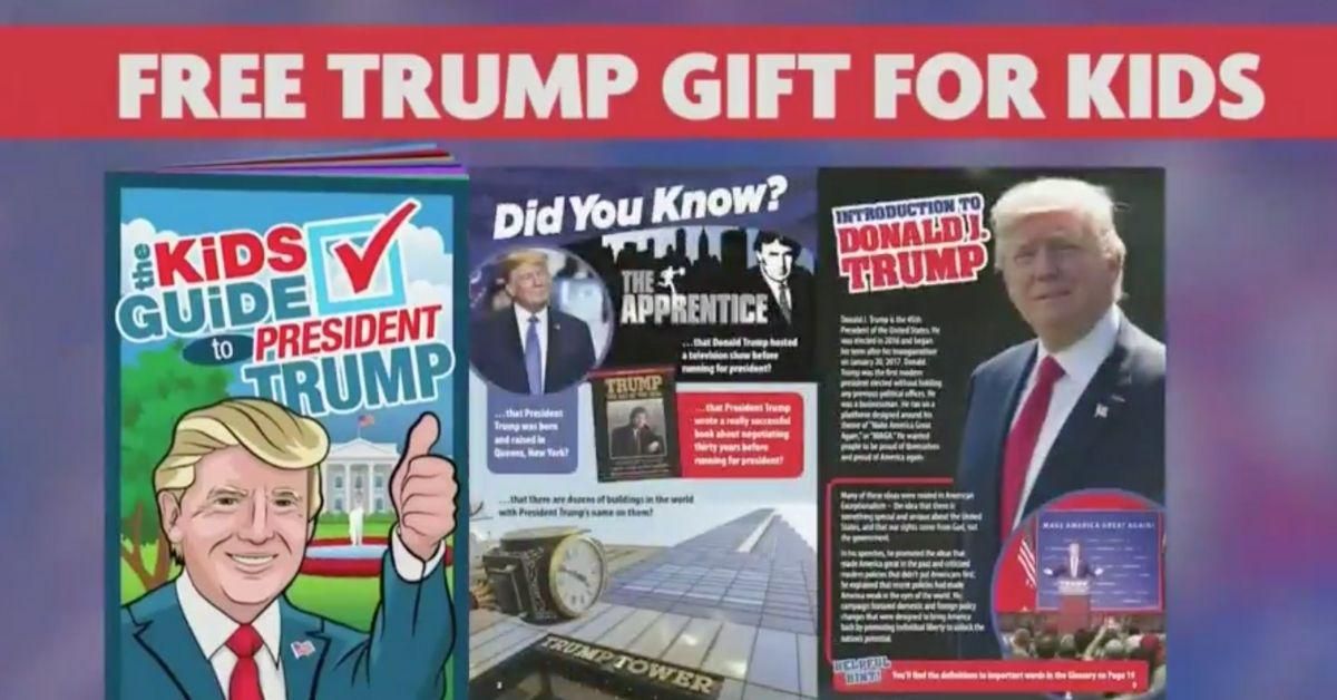 Cringey Ad Promoting 'Kids Guide To President Trump' Blasted For Trying To 'Brainwash' Children