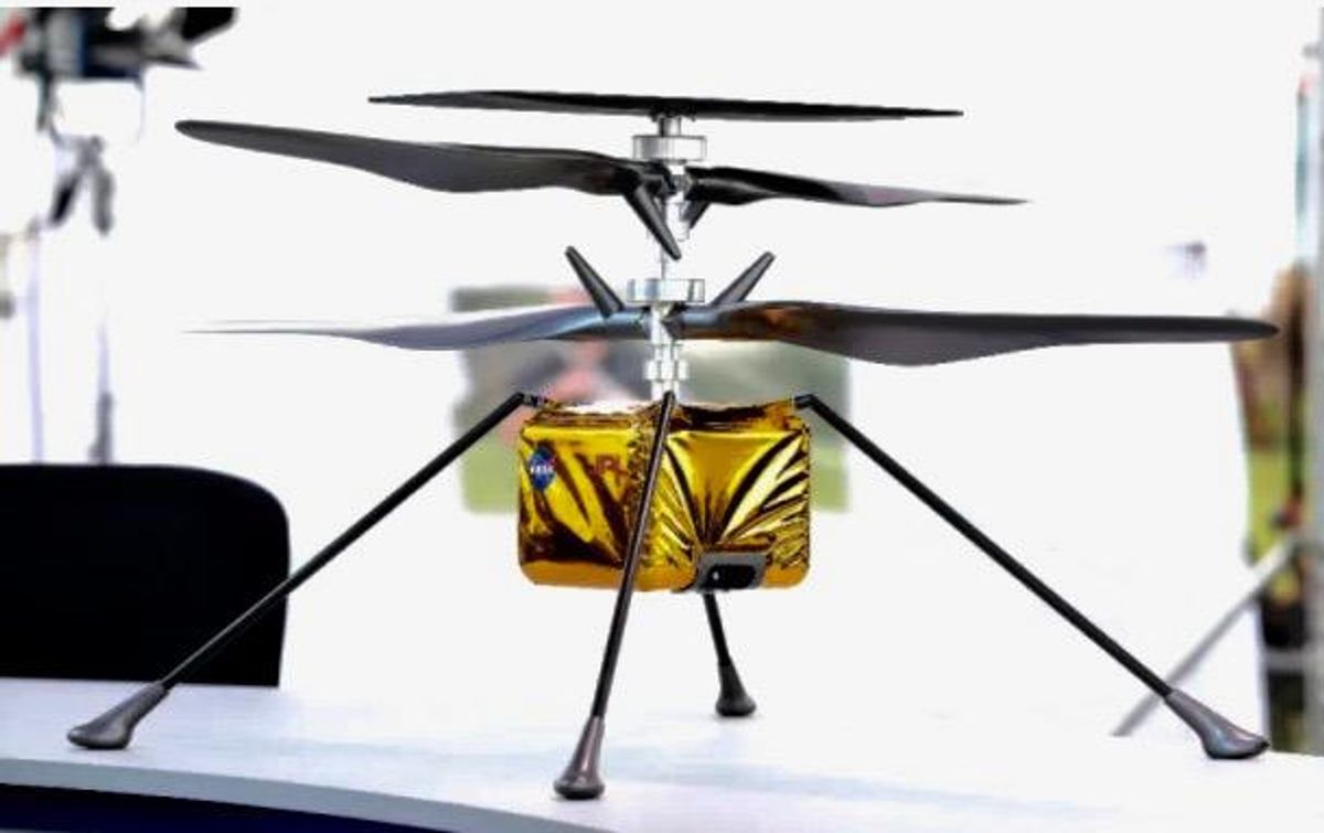 NASA wants to fly a helicopter on Mars for the first time