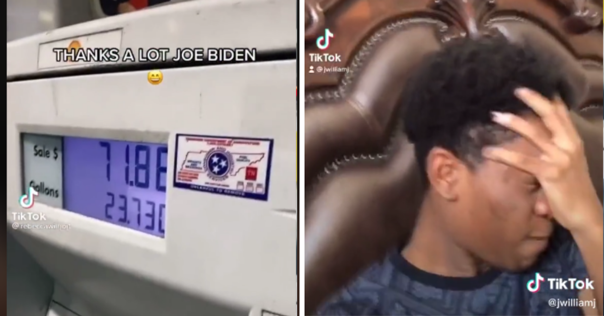 Woman Tries To Blame 'High' Gas Prices On Biden, And Gets Called All The Way Out In Viral Video