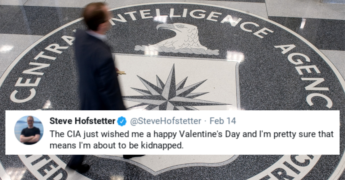 The CIA Weirds Out The Internet With Their Bizarrely Sweet Valentine's Day Puzzle Message