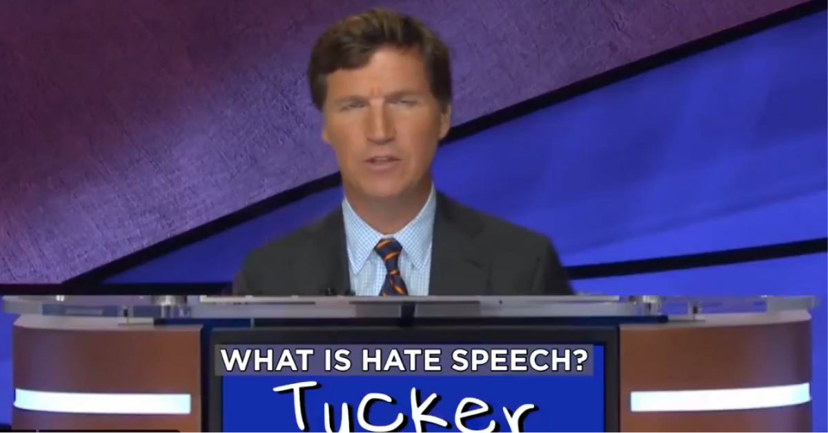 Tucker Carlson's Past Comments Come Back To Bite Him In Epic 'Jeopardy!' Parody Video