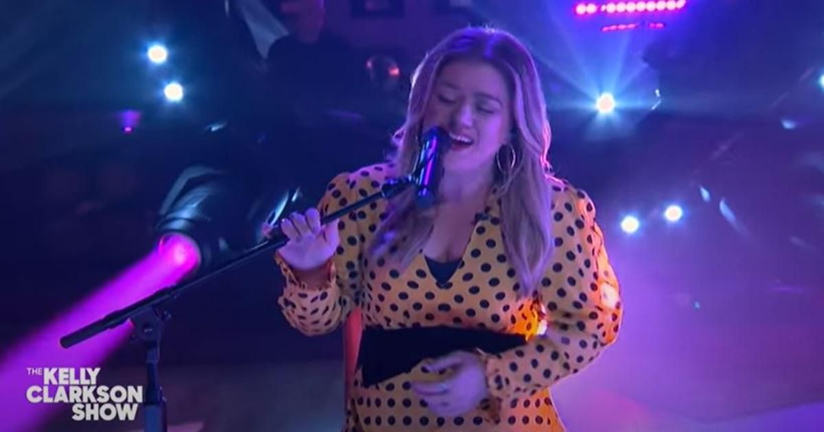 Kelly Clarkson's haunting version of No Doubt's 'Just a Girl' turns it into a modern anthem