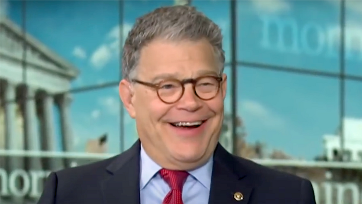 WATCH: Al Franken does hilarious impression of Mitch McConnell in takedown interview