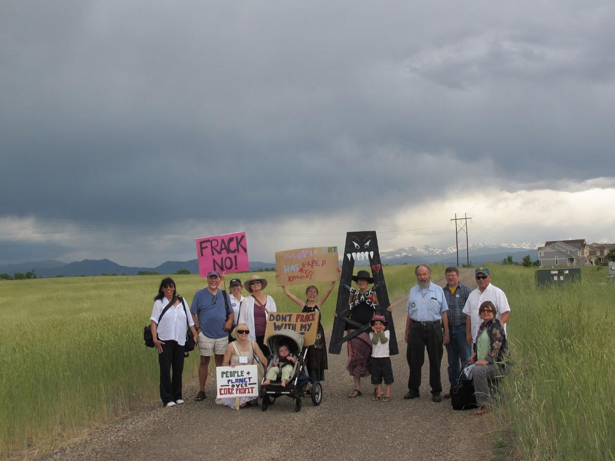 fracking protest colorado