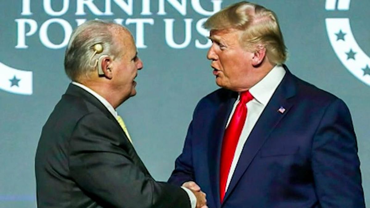 Rush Limbaugh's lies will be killing people long after he's in the ground