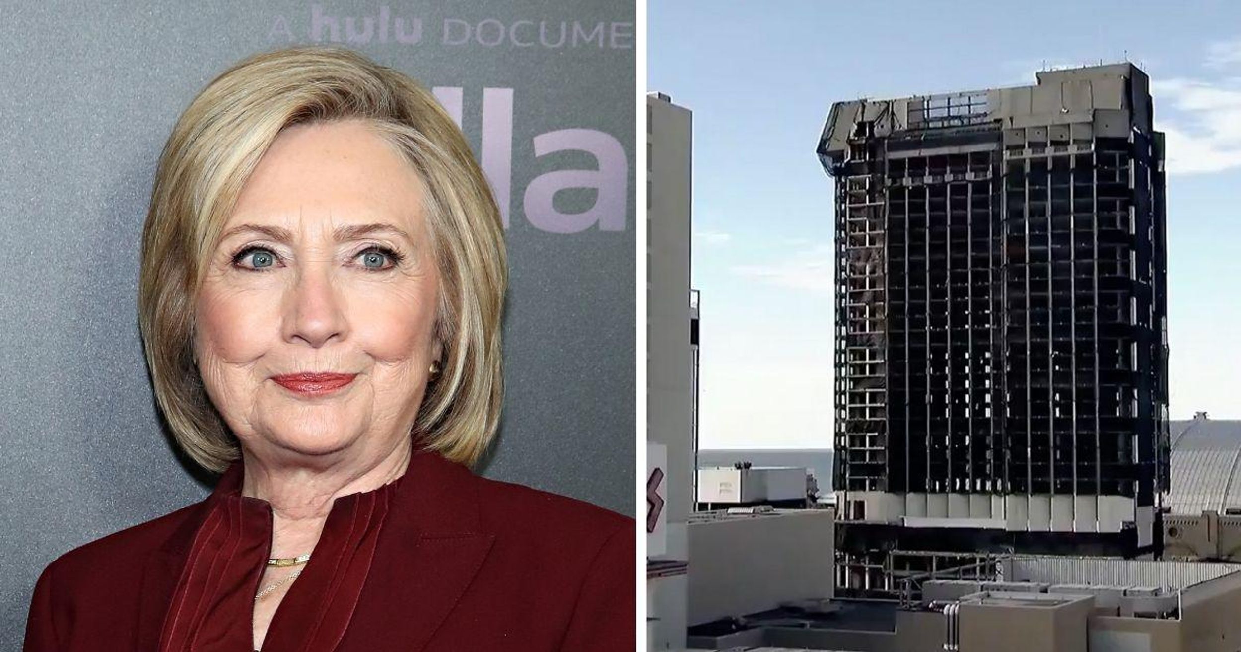 Hillary Clinton Had The Perfect Reaction To Video Of Trump's Atlantic City Casino Getting Demolished