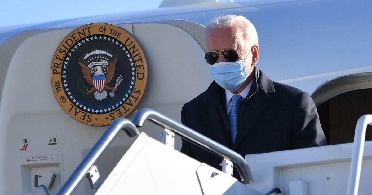 QAnoners Feel 'Betrayed' Seeing Biden Using Air Force One Since They Thought Trump Was Secretly Using It