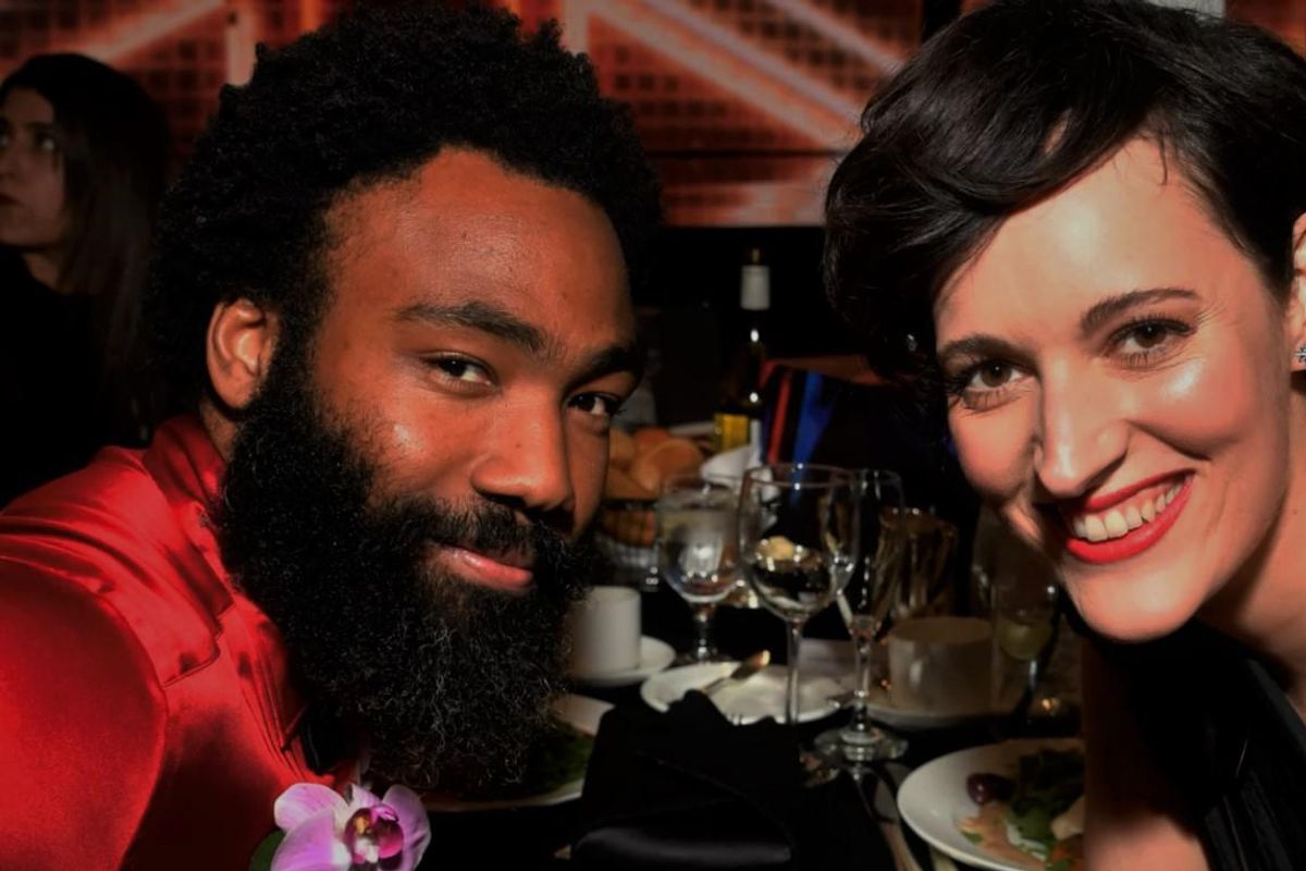 Donald Glover and Phoebe Waller-Bridge at the 2019 BAFTAs