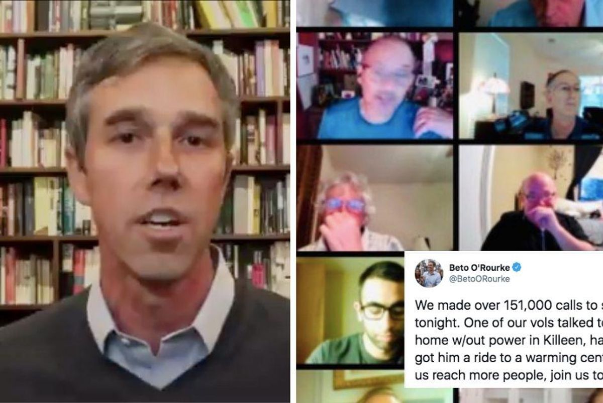 Beto O'Rourke is organizing thousands of welfare check-ins for elderly Texans