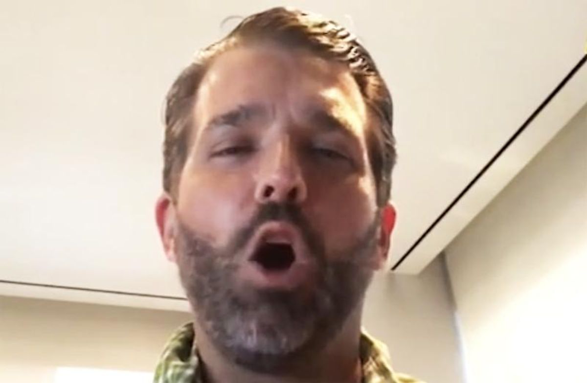 ‘Nitwit’ Donald Trump Jr faces brutal backlash for ‘idiotic’ defense of Ted Cruz’s Cancun vacation