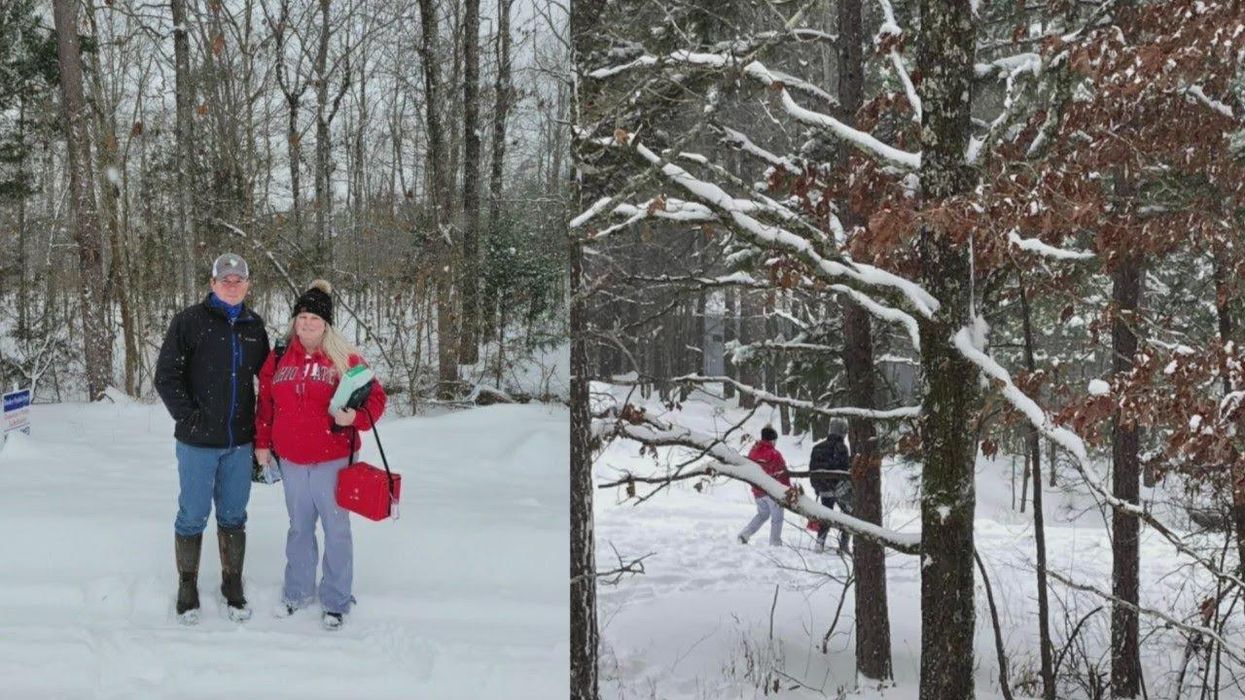 An Arkansas nurse hiked through snow to treat at-risk patients and warm hearts everywhere