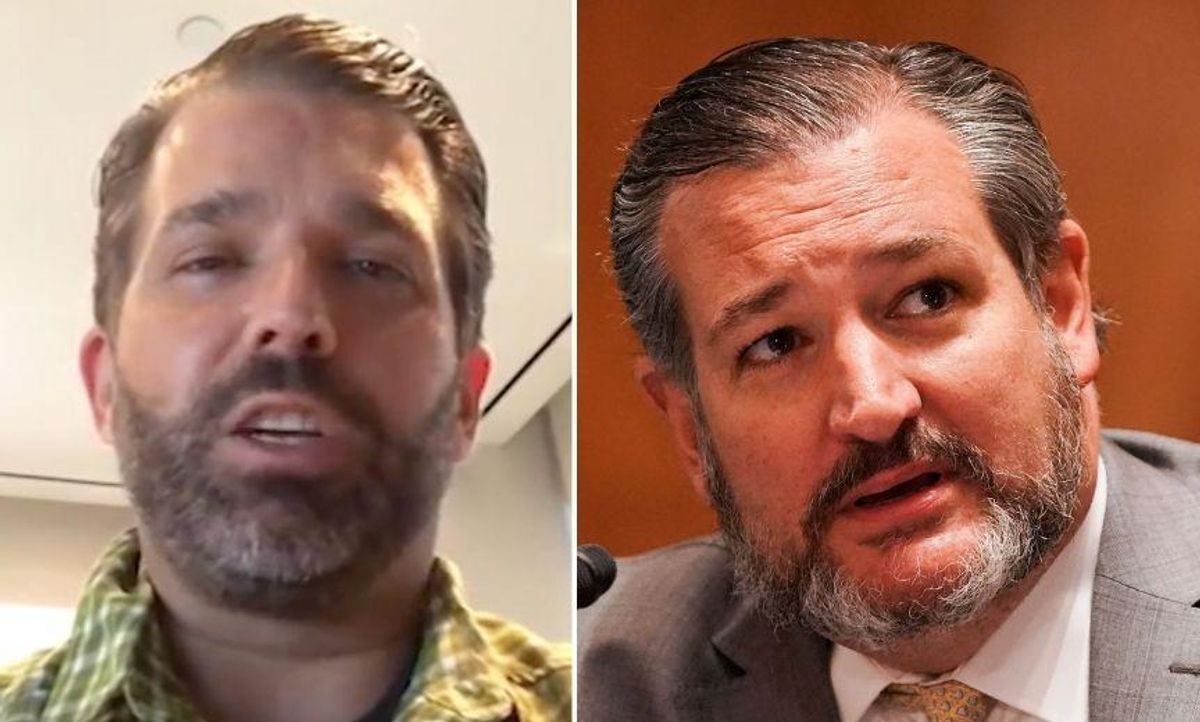 Don Jr. Tried to Defend Ted Cruz But He Ended Up Just Giving Him a Savage Nickname Instead in Bonkers Video