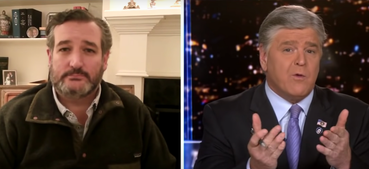 Hannity Tried to Defend Ted Cruz After Cancun Debacle and Cruz Made Him Instantly Regret It