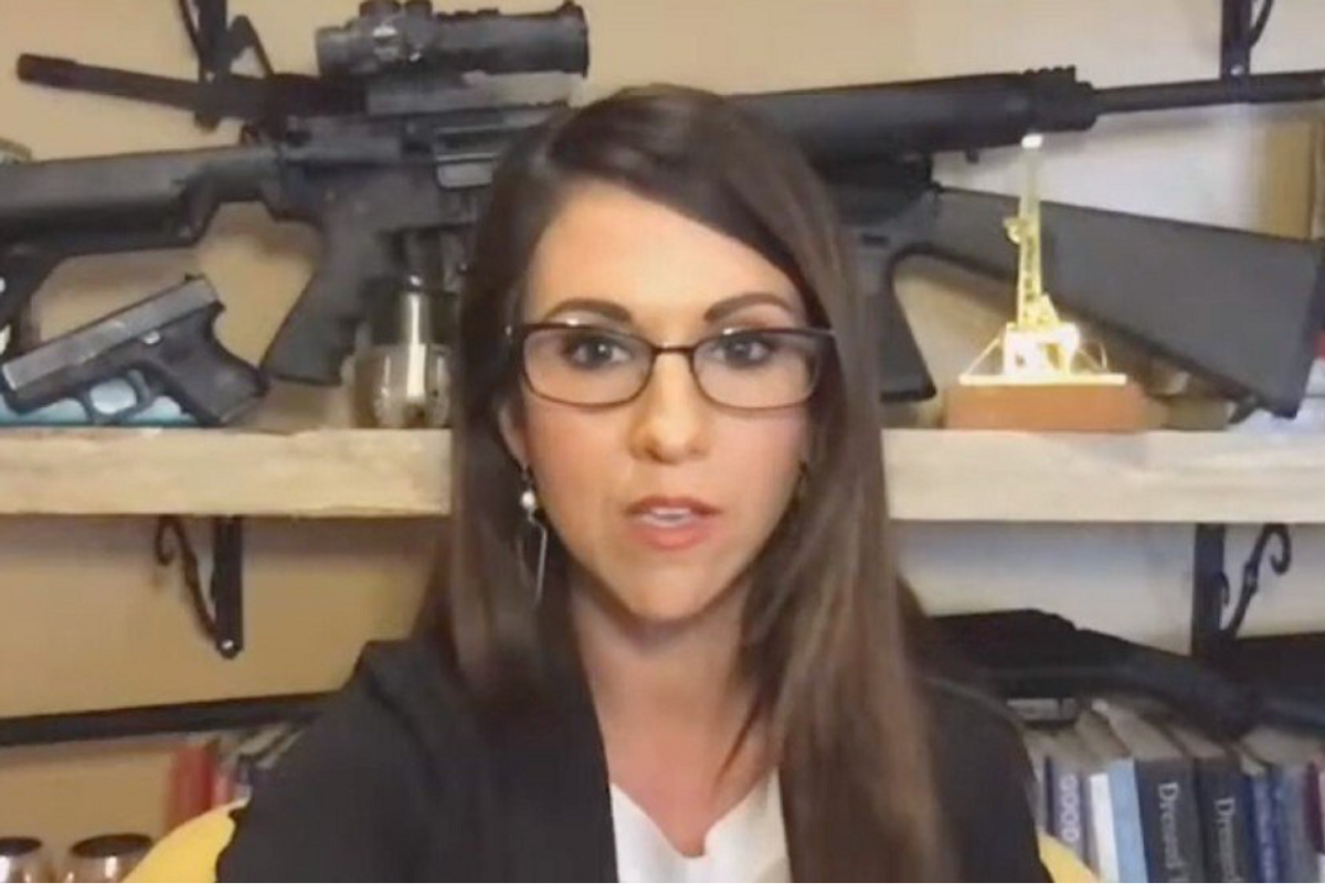 Lauren Boebert Totally That Coworker Who Shows Up For Zoom Meeting With Gun Orgy Behind Her