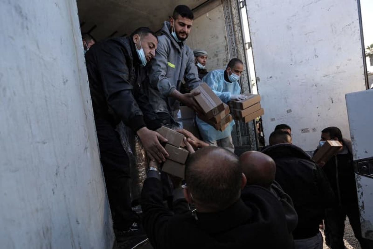 Gaza Strip's vaccination campaign kicks off using Russia's Sputnik V