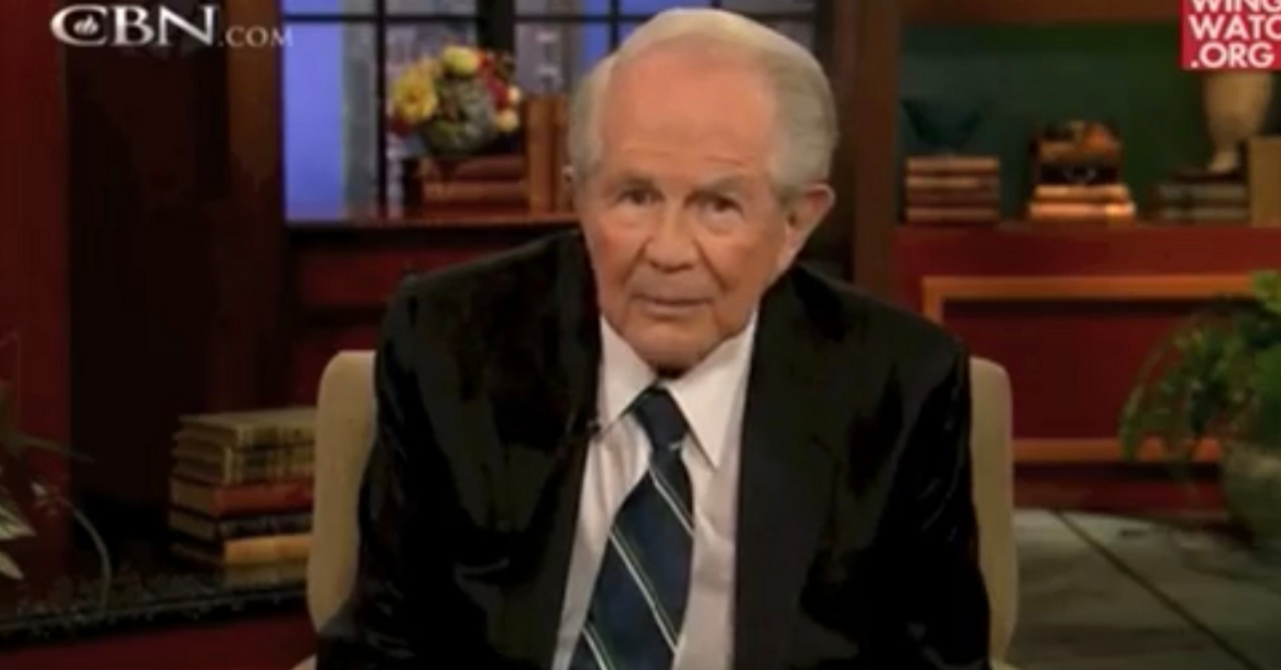 Pat Robertson Claims Gay Men Have Secret Rings They Use To Give People HIV In Resurfaced Video