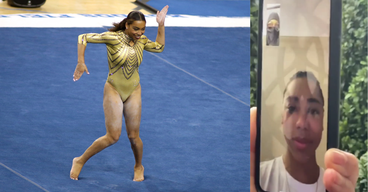 Janet Jackson Surprises UCLA Gymnast With Emotional Video Chat After Her Floor Routine Went Viral