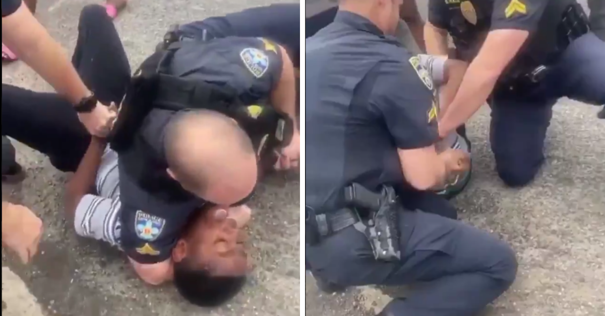 Video Of Louisiana Cop Violently Pinning Black 13-Year-Old To Ground By His Neck Sparks Outrage