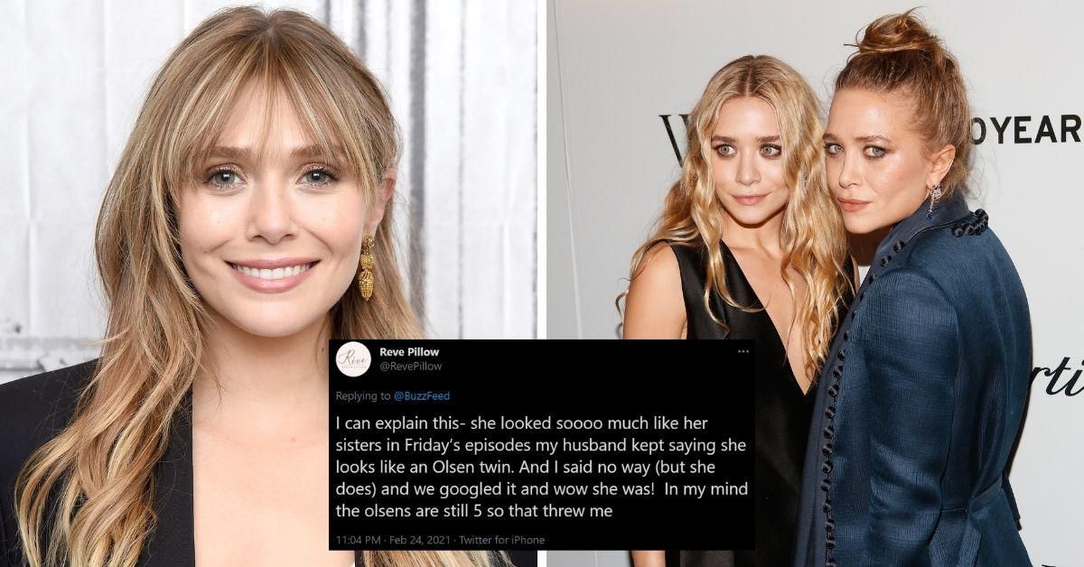 People Are Somehow Just Learning That Elizabeth Olsen Is Mary-Kate And Ashley's Younger Sister