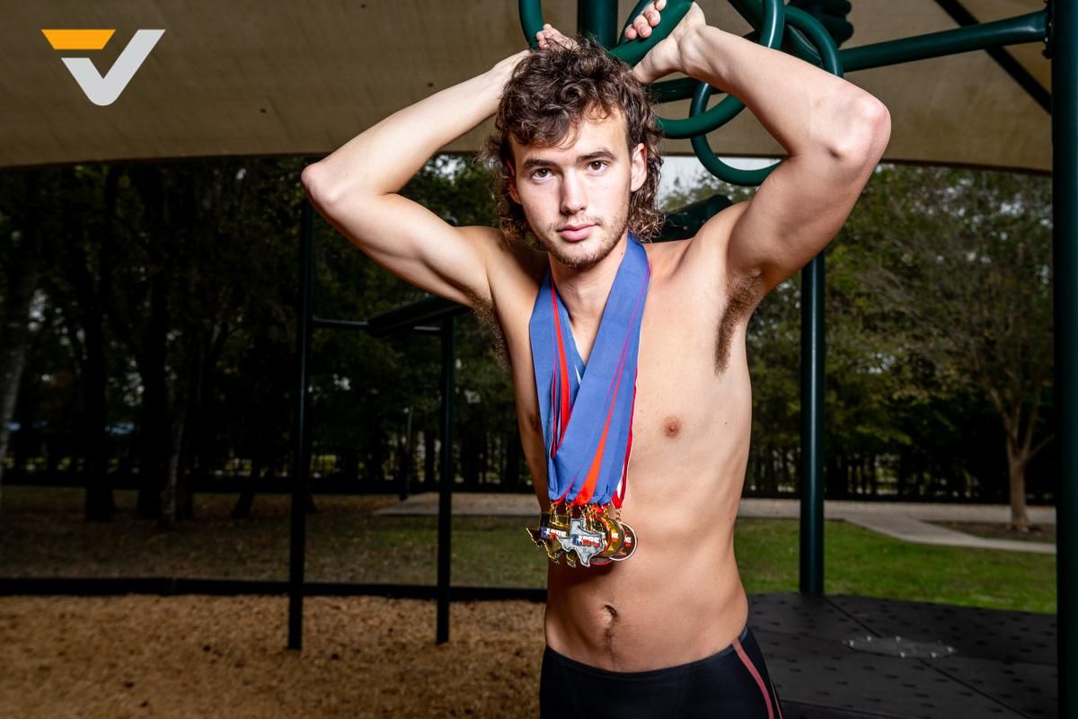 Grant Klatt has a record-breaking junior season in the pool for FBCA