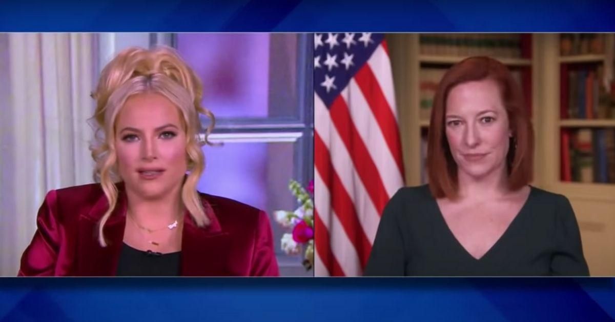 Jen Psaki Effortlessly Shuts Meghan McCain Down After She Rants About Biden Putting Kids In 'Cages'