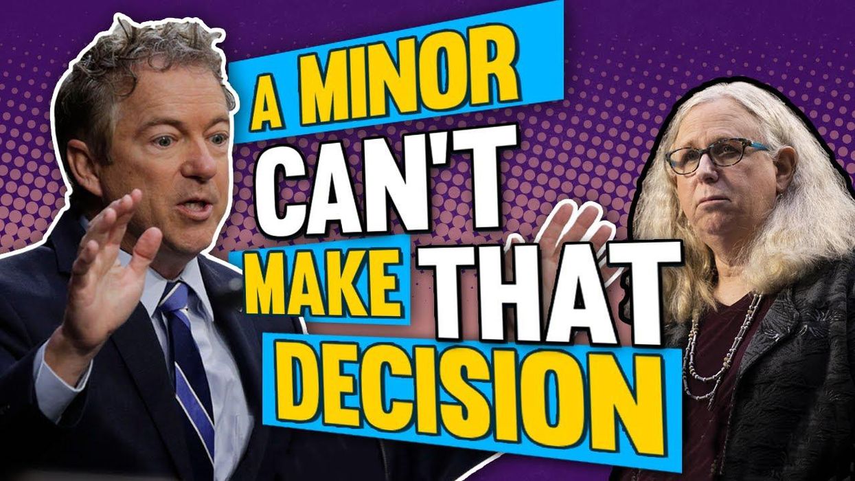 Sen. Rand Paul on Rachel Levine: OBSCENE to think a child can choose gender